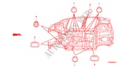 OLHAL(INFERIOR) para Honda JAZZ 1.4 ES   TEMP TIRE 5 portas 5 velocidades manuais 2010