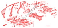 PISO/PAINEIS INTERIORES para Honda JAZZ 1.5 EXT 5 portas 5 velocidades manuais 2010