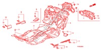 TAPETE PISO para Honda JAZZ 1.4 EX 5 portas transmissão inteligente 2010
