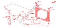 TUBO FLEXIVEL RADIADOR/DEPOSITO RESERVA para Honda JAZZ 1.5 EXE 5 portas 5 velocidades manuais 2010