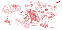 UNIDADE CONTROLO(CABINE)(1)(LH) para Honda JAZZ 1.4 LSH  DAY LIGHT 5 portas 5 velocidades manuais 2010
