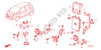 UNIDADE CONTROLO(COMPARTIMENTO MOTOR)(D.) para Honda JAZZ 1.4 ES 5 portas 5 velocidades manuais 2010