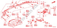 UNIDADE SRS(D.) para Honda JAZZ 1.5 LSPO TEMP TIRE 5 portas automática de 5 velocidades 2010