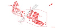 AUTO AIR CONDITIONERCONTROL(LH) para Honda JAZZ 1.4LS 5 portas transmissão inteligente 2011