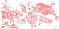 BLOCO CILINDROS/CARTER OLEO(1.2L/1.3L/1.4L) para Honda JAZZ 1.4LS 5 portas transmissão inteligente 2011
