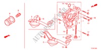 BOMBA OLEO/FILTRO REDE OLEO para Honda JAZZ 1.4ESH 5 portas transmissão inteligente 2011