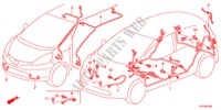 CABLAGEM(LH)(1) para Honda JAZZ 1.4ESH 5 portas transmissão inteligente 2011