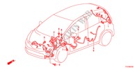 CABLAGEM(LH)(2) para Honda JAZZ 1.4LS 5 portas 5 velocidades manuais 2011