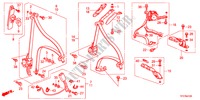 CINTOS SEGURANCA para Honda JAZZ 1.4ESH 5 portas transmissão inteligente 2011