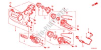 CONTROLO AQUECEDOR(D.) para Honda JAZZ 1.2SE 5 portas 5 velocidades manuais 2011