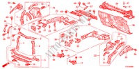 DIVISORIA FRENTE/TABLIER para Honda JAZZ 1.4ESH 5 portas transmissão inteligente 2011