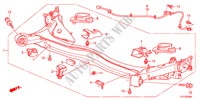 EIXO TRASEIRO para Honda JAZZ 1.2LSRE 5 portas 5 velocidades manuais 2011
