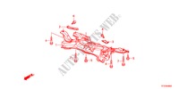 ESTRUTURA SECUNDARIA DIANTEIRA para Honda JAZZ 1.4ESH 5 portas 5 velocidades manuais 2011