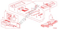 FERRAMENTA/MACACO para Honda JAZZ 1.4LS 5 portas transmissão inteligente 2011