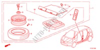 KIT DE RODA, TEMPER para Honda JAZZ 1.4EX 5 portas transmissão inteligente 2011