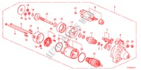 MOTOR ARRANQUE(DENSO) para Honda JAZZ 1.3LX 5 portas 5 velocidades manuais 2011