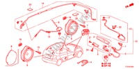 ANTENA/ALTIFALANTE para Honda JAZZ 1.2LS 5 portas 5 velocidades manuais 2012
