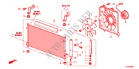 AR CONDICIONADO(CONDENSADOR) para Honda JAZZ 1.4EXT 5 portas totalmente automática CVT 2012
