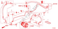 AR CONDICIONADO(MANGUEIRAS/TUBOS)(D.) para Honda JAZZ 1.4EXLT 5 portas 5 velocidades manuais 2012