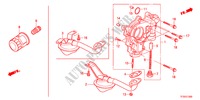 BOMBA OLEO/FILTRO REDE OLEO para Honda JAZZ 1.4EXT 5 portas totalmente automática CVT 2012