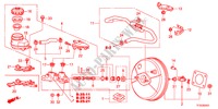 BOMBA PRINCIPAL TRAVOES/SERVO FREIO(D.) para Honda JAZZ 1.3S 5 portas 5 velocidades manuais 2012