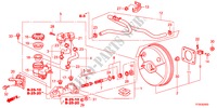 BOMBA PRINCIPAL TRAVOES/SERVO FREIO(LH) para Honda JAZZ 1.4S     TEMP TIRE 5 portas totalmente automática CVT 2012