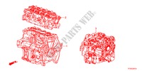 CONJ. MOTOR/CONJ. CAIXA VELOCIDADES para Honda JAZZ 1.2LS 5 portas 5 velocidades manuais 2012