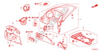 GUARNICAO PAINEL INSTRU.(LADO CONDUTOR)(LH) para Honda JAZZ 1.4S     TEMP TIRE 5 portas 5 velocidades manuais 2012