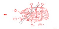 OLHAL(INFERIOR) para Honda JAZZ 1.4LS    TEMP TIRE 5 portas totalmente automática CVT 2012