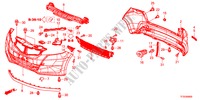 PARA CHOQUES para Honda JAZZ 1.4ES    TEMP TIRE 5 portas totalmente automática CVT 2012