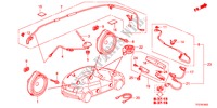 ANTENA/ALTIFALANTE para Honda JAZZ HYBRID IMA      TEMP TIRE 5 portas totalmente automática CVT 2012