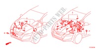 CABLAGEM(3)(LH) para Honda JAZZ HYBRID IMA-S    TEMP TIRE 5 portas totalmente automática CVT 2012