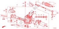CAIXA DIRECCAO ASSISTIDA(EPS)(LH) para Honda JAZZ HYBRID IMA-H    TEMP TIRE 5 portas totalmente automática CVT 2012