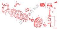 CAMBOTA/PISTAO para Honda JAZZ HYBRID IMA-H    TEMP TIRE 5 portas totalmente automática CVT 2012