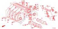 COLECTOR ADMISSAO para Honda JAZZ HYBRID IMA-H 5 portas totalmente automática CVT 2012