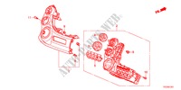 COMANDO AR CONDICIONADO AUTOMATICO(LH) para Honda JAZZ HYBRID IMA-H    TEMP TIRE 5 portas totalmente automática CVT 2012