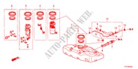 DEPOSITO COMBUSTIVEL para Honda JAZZ HYBRID IMA-H 5 portas totalmente automática CVT 2012