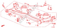 EIXO TRASEIRO para Honda JAZZ HYBRID IMA-S 5 portas totalmente automática CVT 2012