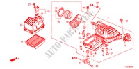 FILTRO AR para Honda JAZZ HYBRID IMA-H 5 portas totalmente automática CVT 2012