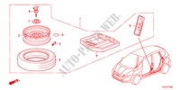 KIT DE RODA, TEMPER para Honda JAZZ HYBRID IMA-H 5 portas totalmente automática CVT 2012