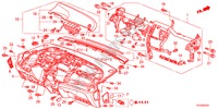 PAINEL INSTRUMENTOS(LH) para Honda JAZZ HYBRID IMA-H 5 portas totalmente automática CVT 2012