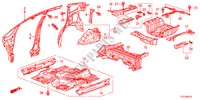 PISO/PAINEIS INTERIORES para Honda JAZZ HYBRID IMA-S    TEMP TIRE 5 portas totalmente automática CVT 2012