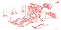 TAPETE PISO para Honda JAZZ HYBRID IMA-H 5 portas totalmente automática CVT 2012