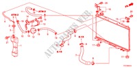 TUBO FLEXIVEL RADIADOR/DEPOSITO RESERVA para Honda JAZZ HYBRID IMA-S 5 portas totalmente automática CVT 2012