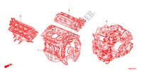 CONJ. MOTOR/CONJ. CAIXA VELOCIDADES para Honda ODYSSEY EXL 5 portas automática de 5 velocidades 2011