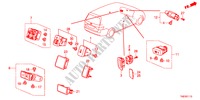 INTERRUPTOR para Honda ODYSSEY LX 5 portas automática de 5 velocidades 2011