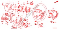 VOLANTE(SRS)(1) para Honda ODYSSEY EXL 5 portas automática de 5 velocidades 2011