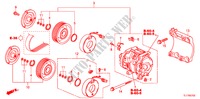 AR CONDICIONADO (COMPRESSOR) (DIESEL) para Honda ACCORD 2.2 EXECUTIVE 4 portas automática de 5 velocidades 2009