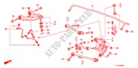 BRACO INFERIOR TRASEIRO para Honda ACCORD 2.4 EX 4 portas automática de 5 velocidades 2009