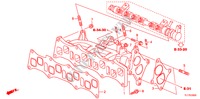 COLECTOR ADMISSAO(DIESEL) para Honda ACCORD 2.2 EX-GT 4 portas automática de 5 velocidades 2009